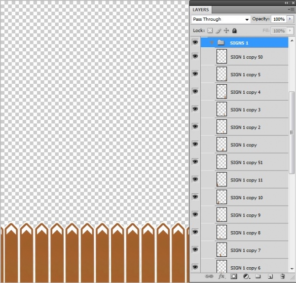 Creation of On my way: Step 2